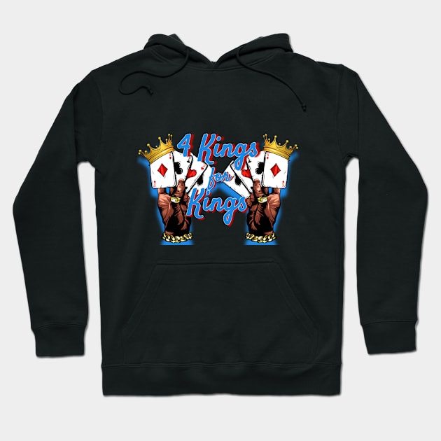 Oiler Kings Kursive Hoodie by 4 Kings Kloset